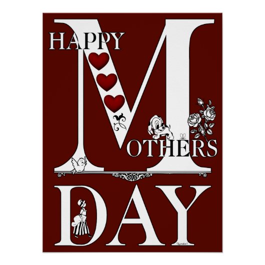 Happy Mthers Day Perfect Poster (Vorderseite)