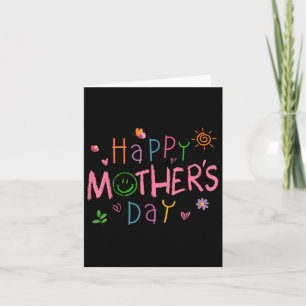 Happy Mthers Day Shirt für Kleinkinder Baby Kinder Karte