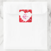 Happy Mthers Day Square Stickers (Tasche)