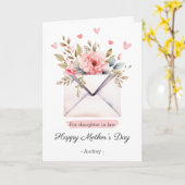 Happy Mthers Day to Daughter in Law Karte (Gelbe Blume)