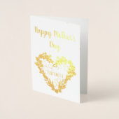 Happy Mthers Day to my Ehefrau Folienkarte (Vorderseite)