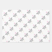 Happy Mthers Day Wrapping Paper Sheets Geschenkpapier Set (Vorderseite 2)