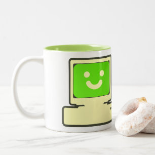 happy mug computer zweifarbige tasse