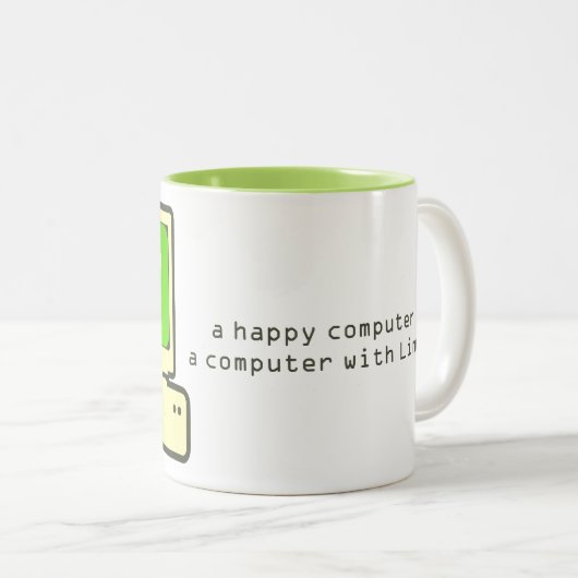 happy mug computer zweifarbige tasse (VorderseiteRechts)