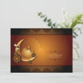 Happy Muharram Holiday Card Feiertagskarte (Stehend Vorderseite)