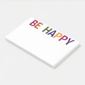 Happy Multicolored 10 x 6 Post-it Klebezettel (angewinkelt)