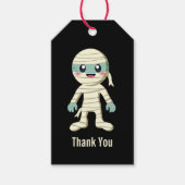 Happy Mummy Niedlich Halloween Monster Zeichne Geschenkanhänger (Vorderseite)