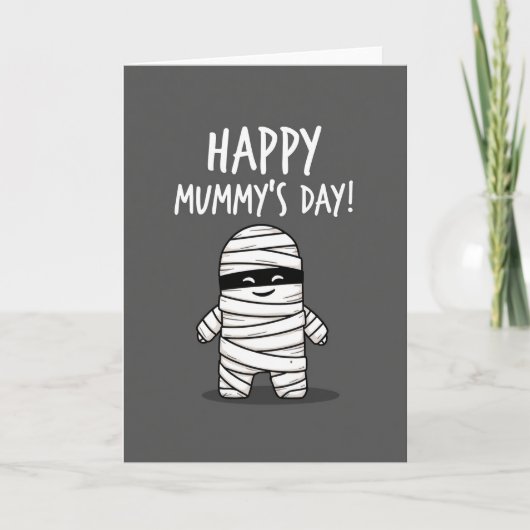 Happy Mummys Day Cute Art Card Karte (Vorderseite)