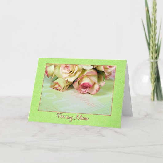 Happy Mum's Day Karte (Vorderseite)