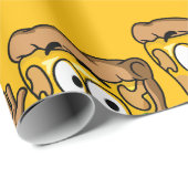 Happy Mushroom Pizza Slices Geschenkpapier (Rolleneckpunkt)