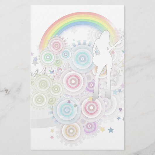 Happy Music Briefpapier (Vorderseite)