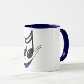 Happy Music Key Tasse (VorderseiteRechts)