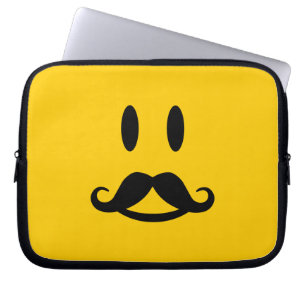 Happy Mustache angepasster Laptop-Ärmel Laptopschutzhülle