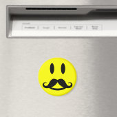 Happy Mustache Magnet (In Situ (Geschirrspüler))