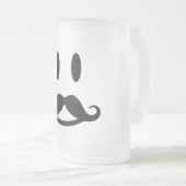 Happy Mustache Tasse - wählen Sie Stil (VorderseiteRechts)