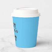 Happy Mütter Day Blue Pappbecher (Links)