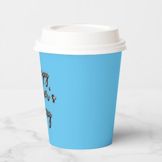 Happy Mütter Day Blue Pappbecher (Links)