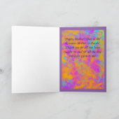 Happy Mütter Day Butterfly Grußkarte Karte (Innenseite)