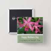 Happy Mütter Day Button (Vorne & Hinten)