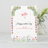Happy Mutter-Day Card/Geschenk Feiertagskarte (Stehend Vorderseite)