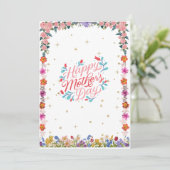 Happy Mutter-Day Card/Geschenk Feiertagskarte (Stehend Vorderseite)