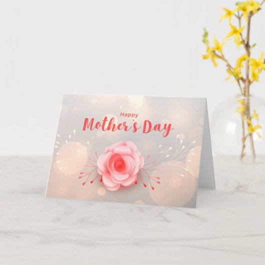 Happy Mütter Day Card Karte (Gelbe Blume)