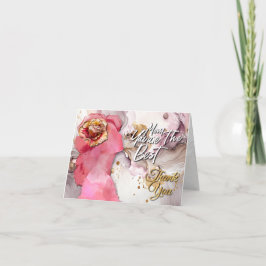 Happy Mutter-Day Card - Rosa Blume Dankeskarte