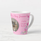 Happy Mütter Day Funny from Cat Milchtasse (Rechte Ecke)