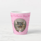 Happy Mütter Day Funny from Cat Milchtasse (Vorderseite)