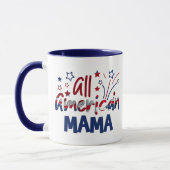 Happy Mutter-Day Geschenk Idee alle amerikanischen Tasse (Links)