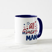 Happy Mutter-Day Geschenk Idee alle amerikanischen Tasse (VorderseiteRechts)