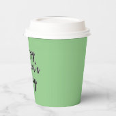 Happy Mütter Day Green Pappbecher (Links)