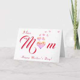 Happy Mütter Day/Happy Birthday Grußkarte Karte