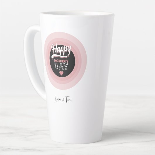 Happy Mutter-Day Kaffee Tasse (Linke Ecke)