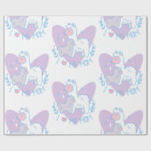 Happy Mütter-Day-Lama Geschenkpapier (Flach)