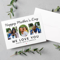 Happy Mütter Day Mama Custom Foto Collage Card