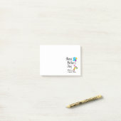 Happy Mütter Day. Mama, ich Liebe dich. Post-it Klebezettel (Auf Schreibtisch)