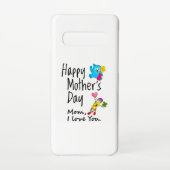 Happy Mütter Day. Mama, ich Liebe dich. Samsung Galaxy Hülle (Rückseite)