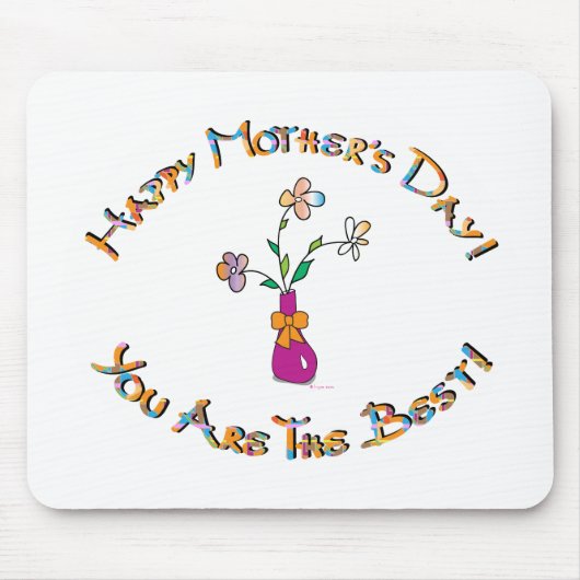 Happy-Mütter-Day Mousepad (Vorne)