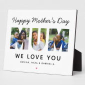 Happy Mütter Day Mum Custom Foto Collage Fotoplatte (Seite)