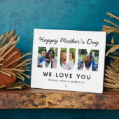 Happy Mütter Day Mum Custom Foto Collage Fotoplatte (Seite)