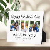 Happy Mütter Day Mum Custom Foto Collage Fotoplatte