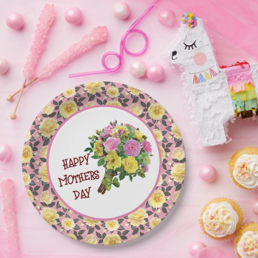 Happy Mütter Day Paper Plate Pappteller (Party)