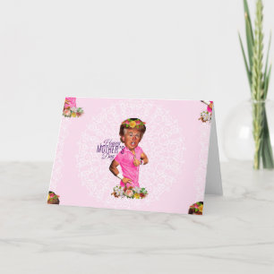 Happy Mütter Day Trump Karte