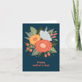 Happy Mutter Tag Blumenstrauß Karte (Vorderseite)