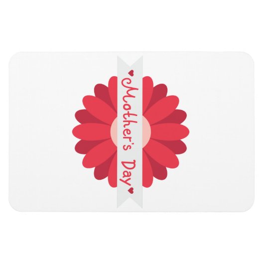 Happy Mütter Tag Handgeschriebenes Geschenk Magnet (Horizontal)