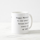 Happy Mütter Tag lustig positiver Spaß Kaffeetasse (VorderseiteRechts)
