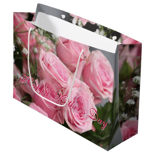 Geschenktaschen Geschenkbeutel NEU+TOP-Design 12 mittlere Geschenktüten Rosen 