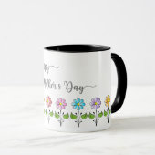 Happy-Mütter-Tage, Blume, Liebe Sie Mama Tasse (VorderseiteRechts)