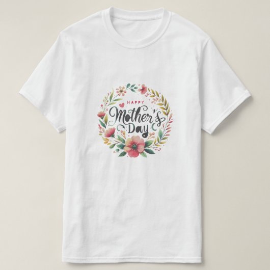 Happy Mütter Tagesdesign T-Shirt (Design vorne)